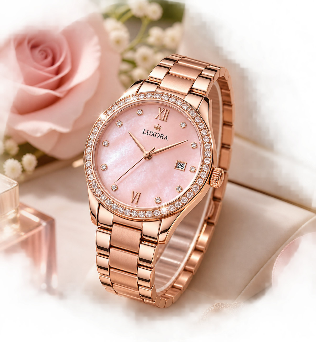 Rose Gold Wristwatch
